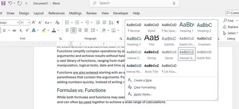 mix-formatting
